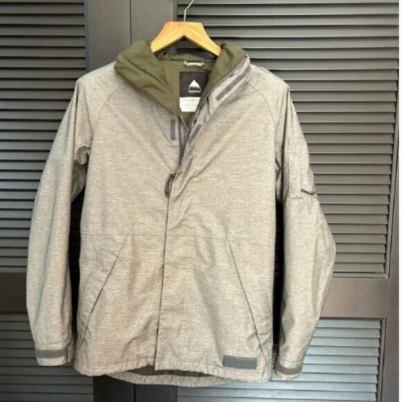 Burton “Dhaka” Men's Hooded Gray Snow Jacket, Size Small - Picture 5 of 15